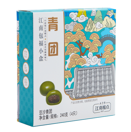 豆沙青团