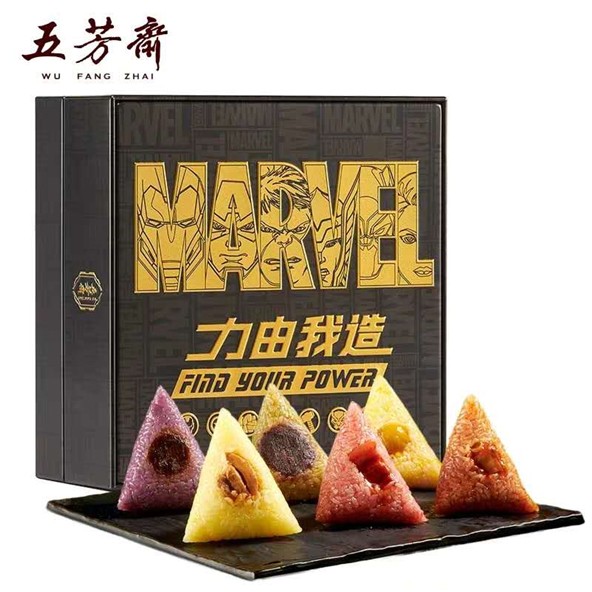 迪士尼五芳英雄礼盒粽450克
