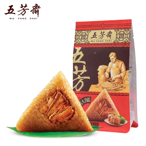 真空袋装140克*2只五芳大肉粽